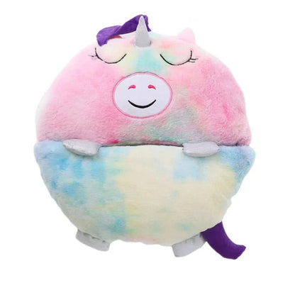 Plush Toy with Integrated Sleeping Bag Machine Washable