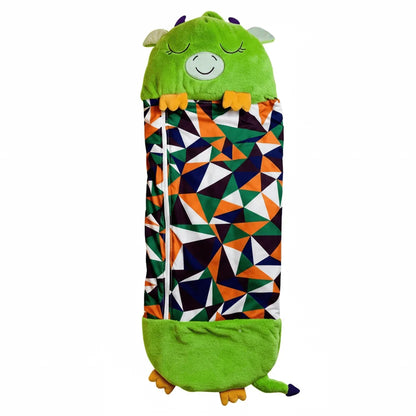 Plush Toy with Integrated Sleeping Bag Machine Washable