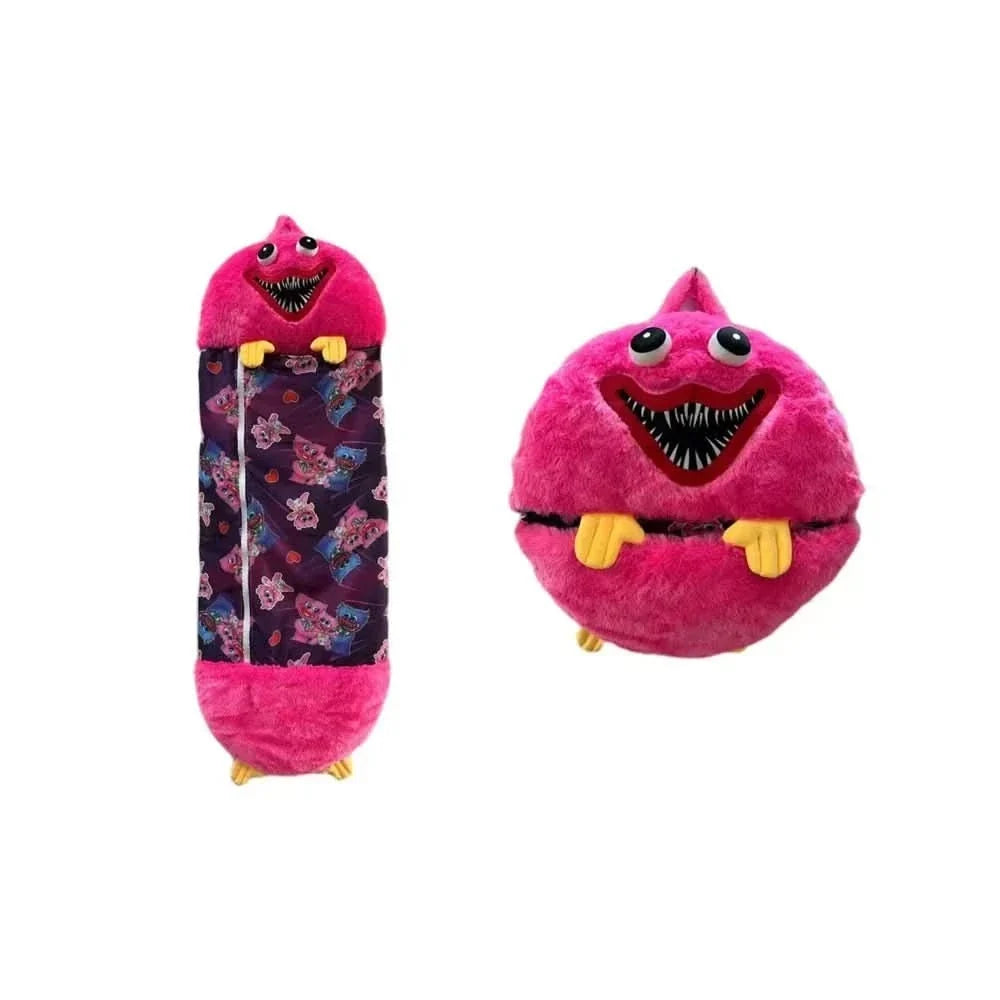 Plush Toy with Integrated Sleeping Bag Machine Washable
