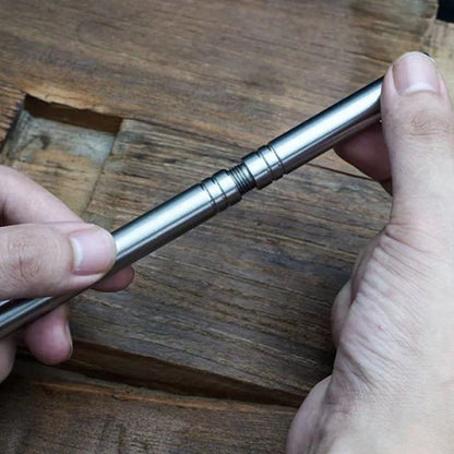 Pocket Knife Set Stainless Steel Retractable Two Pack