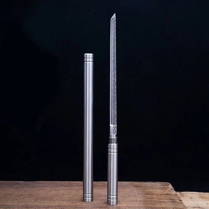 Pocket Knife Set Stainless Steel Retractable Two Pack