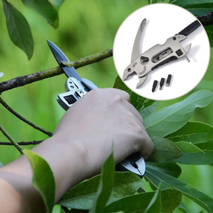 Pocket Multitool 9 Tools Stainless Steel