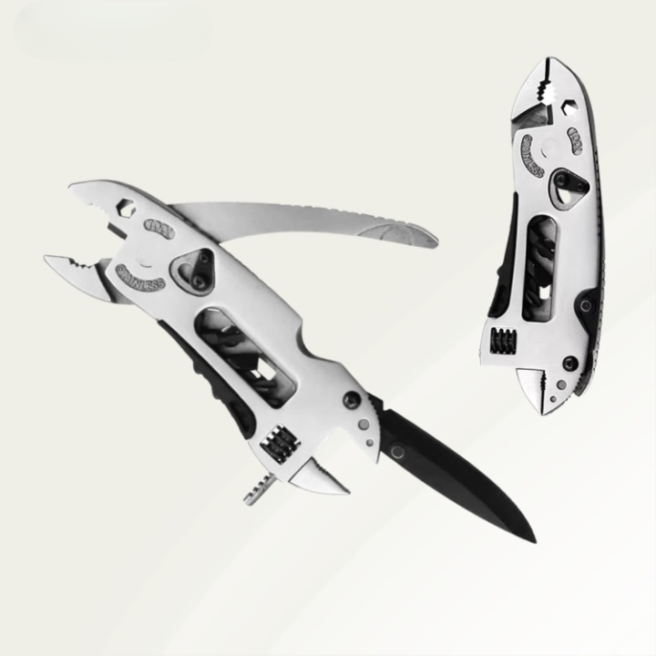 Pocket Multitool 9 Tools Stainless Steel