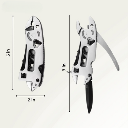 Pocket Multitool 9 Tools Stainless Steel