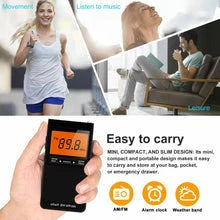 Pocket Radio AM/FM 20 Presets & Weather Alerts