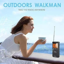 Pocket Radio AM/FM 20 Presets & Weather Alerts