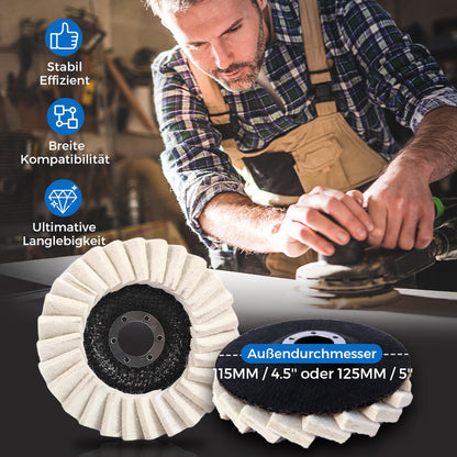 Polishing Pad Wool Felt Fits 115 & 125 mm