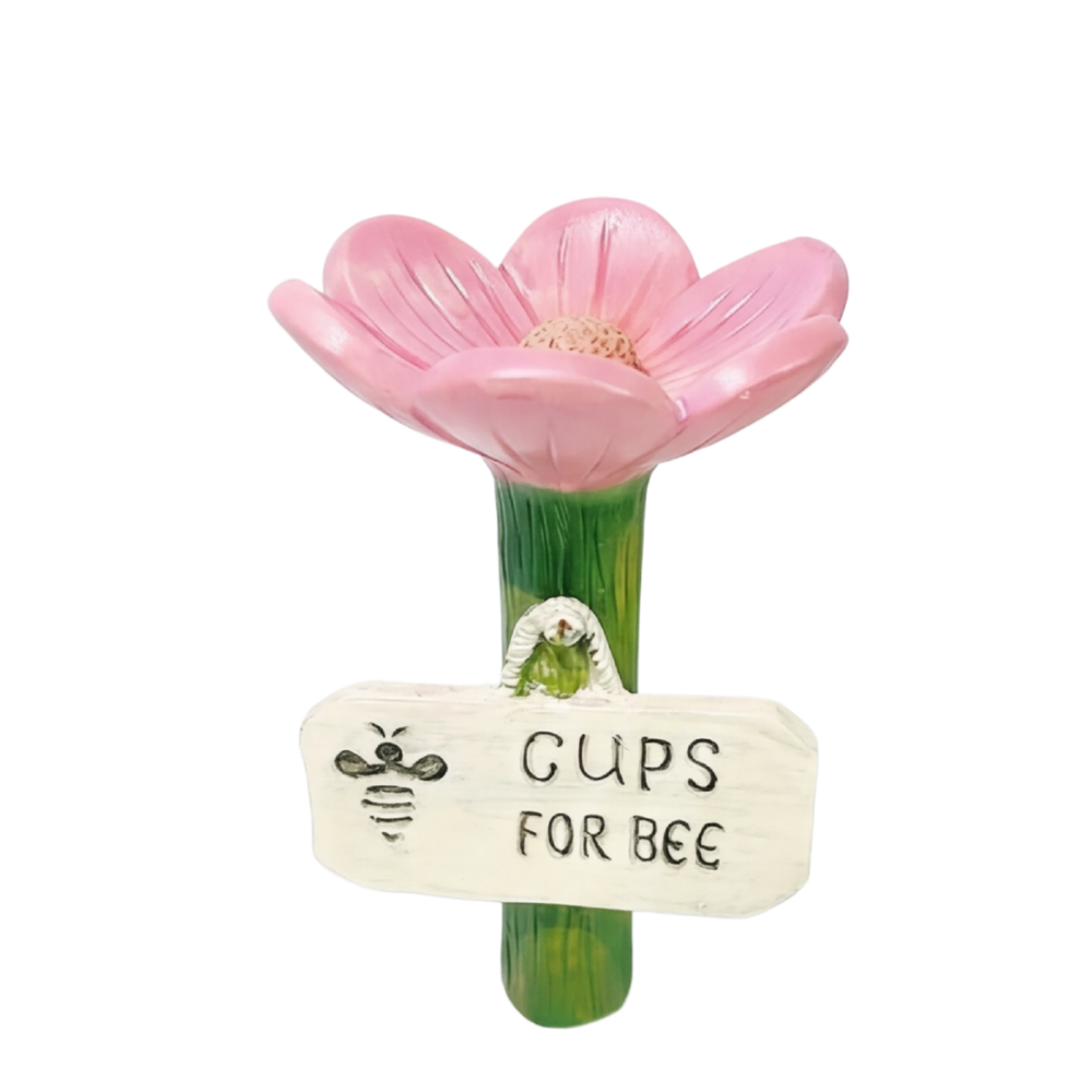Pollinator Waterer Shallow Textured Dish & Weather-Resistant Resin
