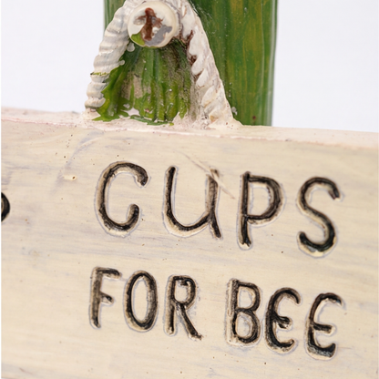 Pollinator Waterer Shallow Textured Dish & Weather-Resistant Resin
