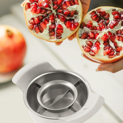 Pomegranate Deseeder Stainless Steel Integrated Bowl & Non-Slip Base