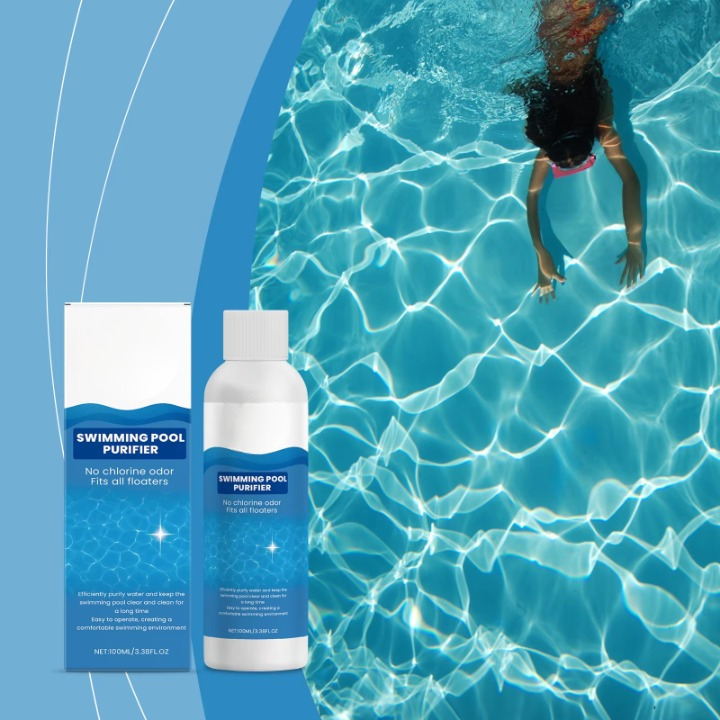 Pool Cleaning Liquid Chlorine-Free Fast Algae & Bacteria Control