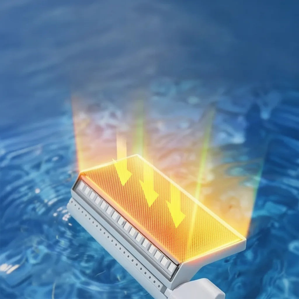 Pool Fountain Solar-Powered Double-Arch Jets RGB LED