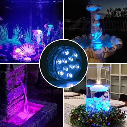 Pool Lights IP68 Waterproof RGB & Remote Battery-Powered