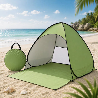 Pop-Up Beach Tent UV Blocking Mesh Ventilation