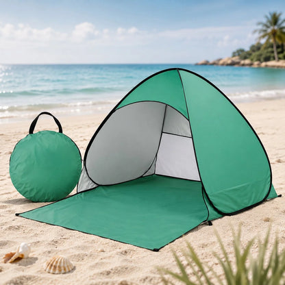 Pop-Up Beach Tent UV Blocking Mesh Ventilation
