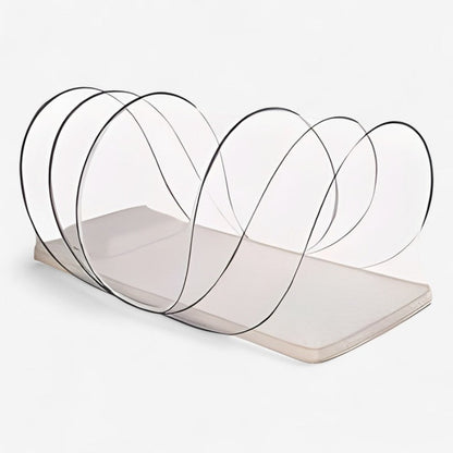 Pop-Up Mosquito Net Foldable Zippered Travel Friendly