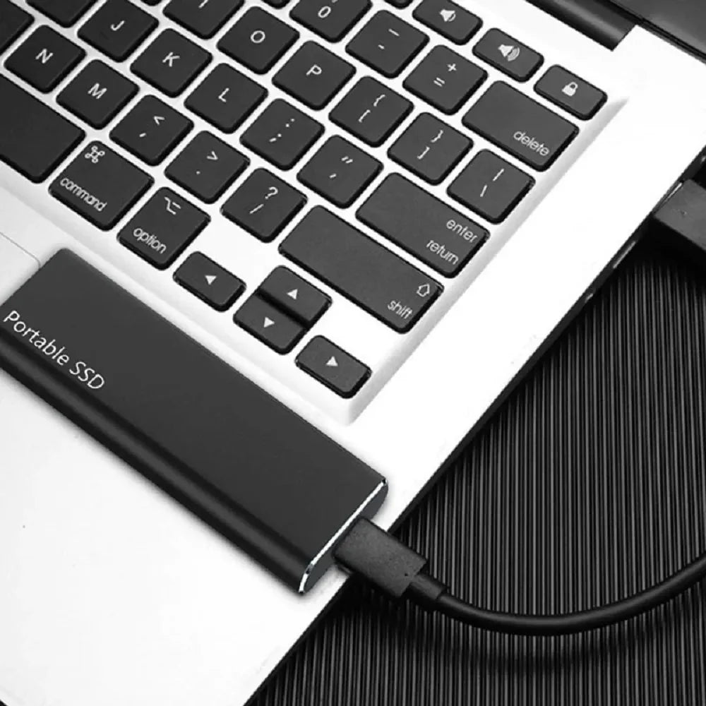 Portable 4TB External Hard Drive Storage USB-C