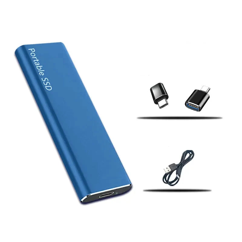 Portable 4TB External Hard Drive Storage USB-C