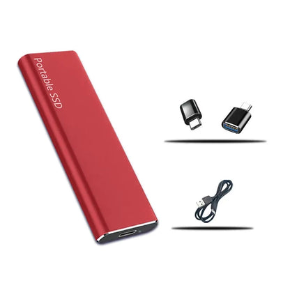 Portable 4TB External Hard Drive Storage USB-C