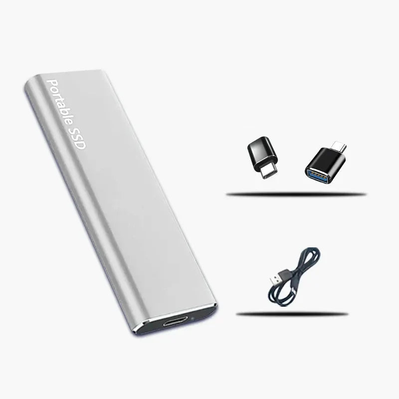 Portable 4TB External Hard Drive Storage USB-C