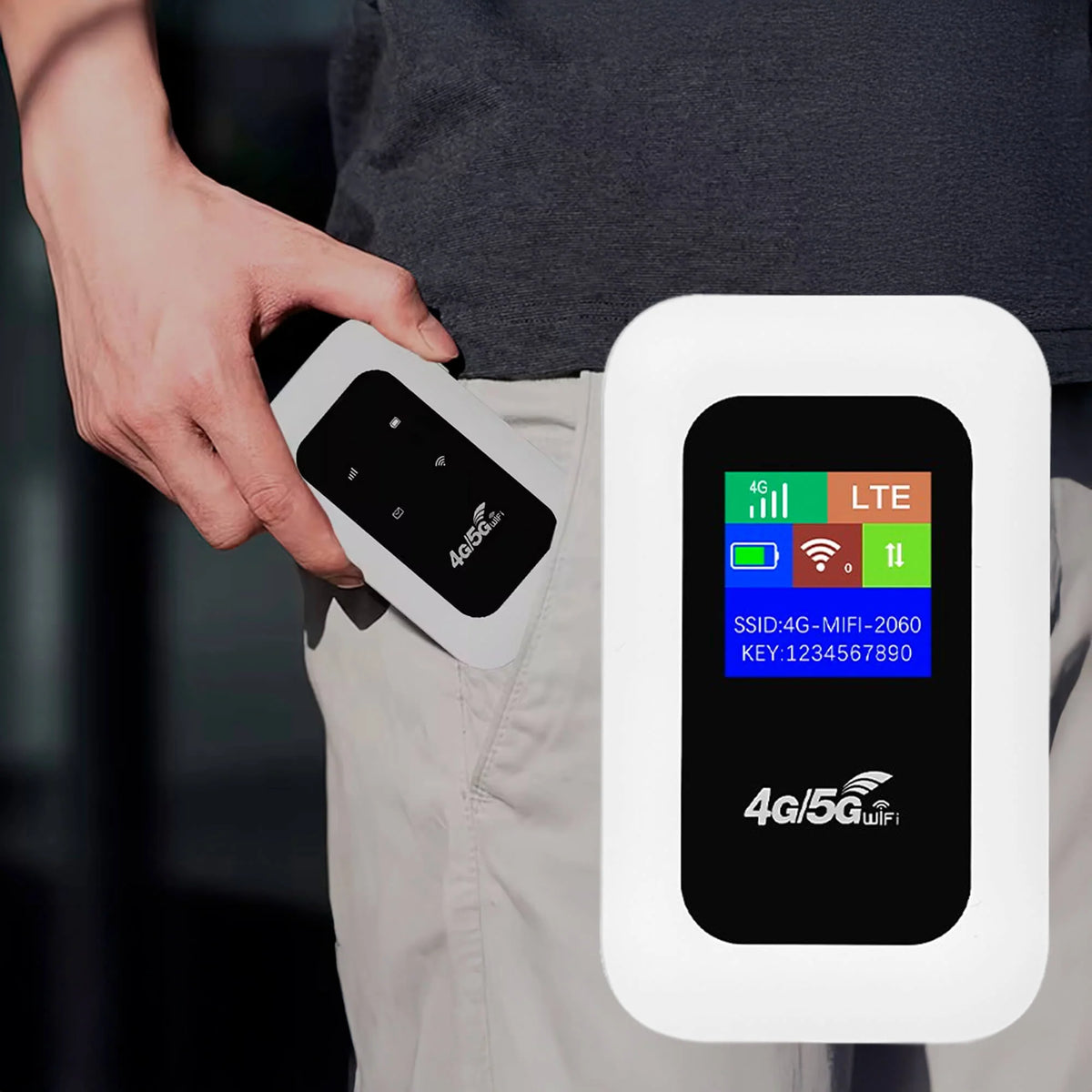 Portable 5G Wi-Fi Router for Fast, Secure Connections at Home and On the Go