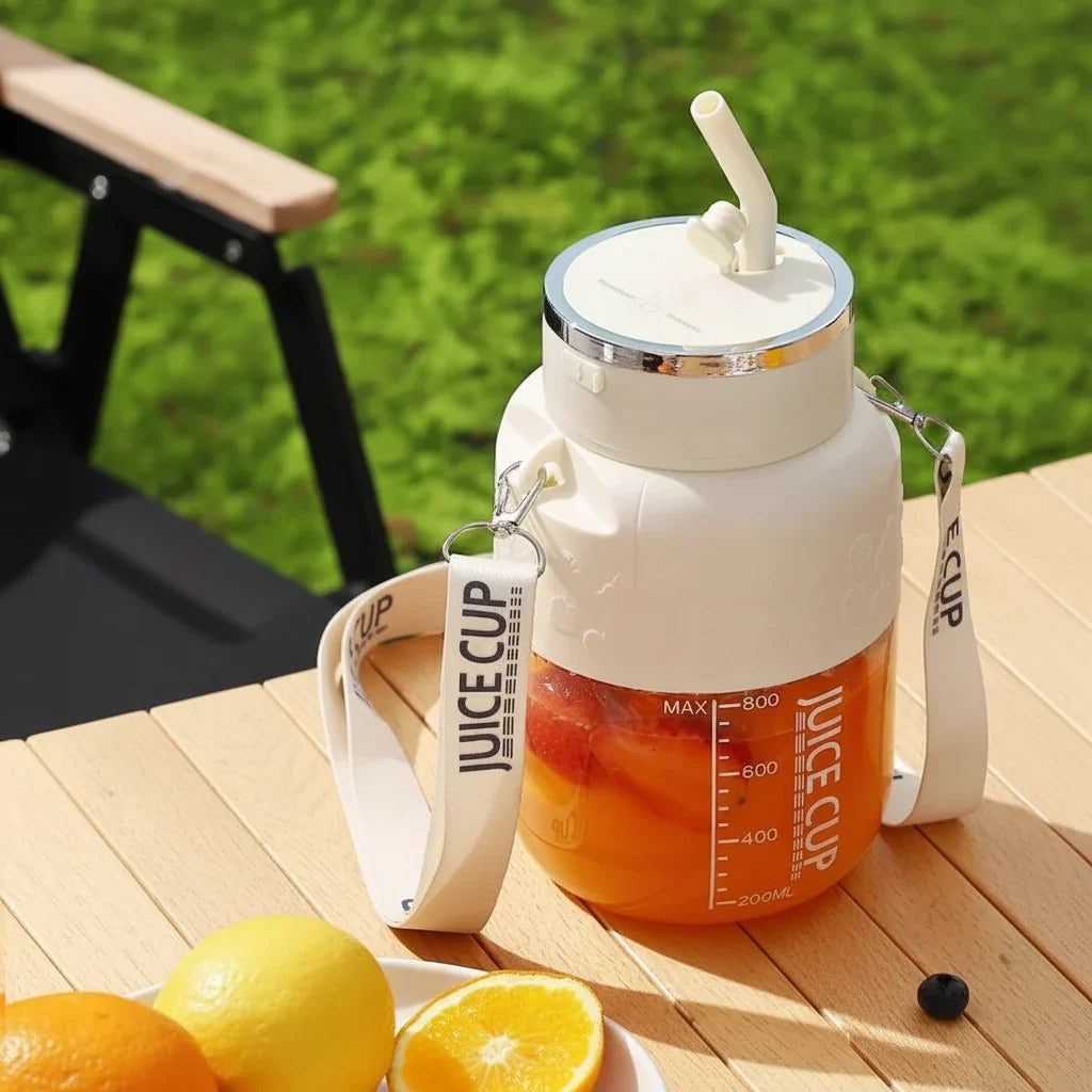 Portable Blender 10-Blade Stainless Steel USB Rechargeable