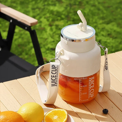 Portable Blender 10-Blade Stainless Steel USB Rechargeable