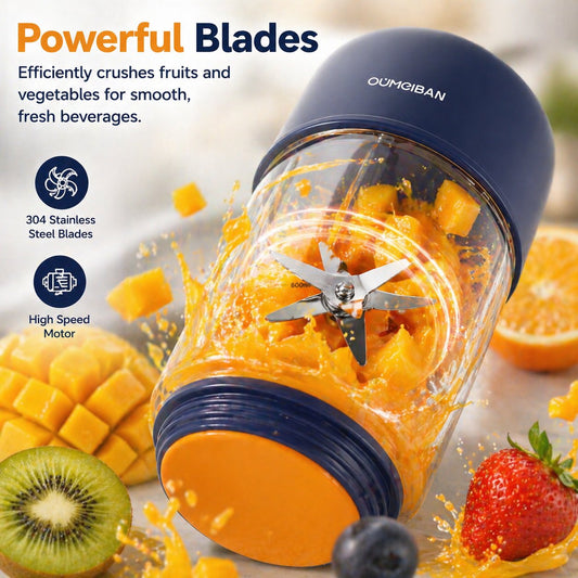 Portable Blender Cordless USB Rechargeable 800ml