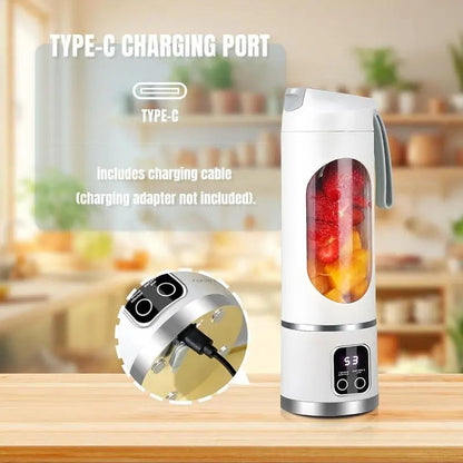 Portable Blender USB-C Rechargeable 450ml Capacity