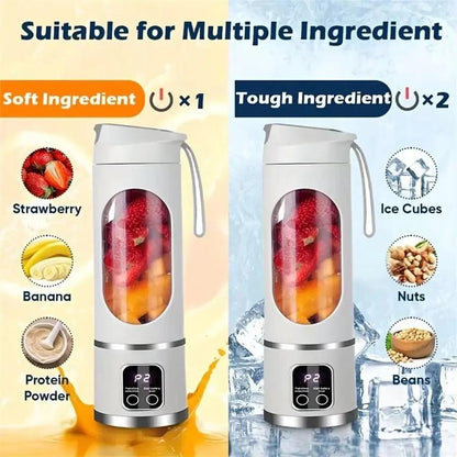 Portable Blender USB-C Rechargeable 450ml Capacity