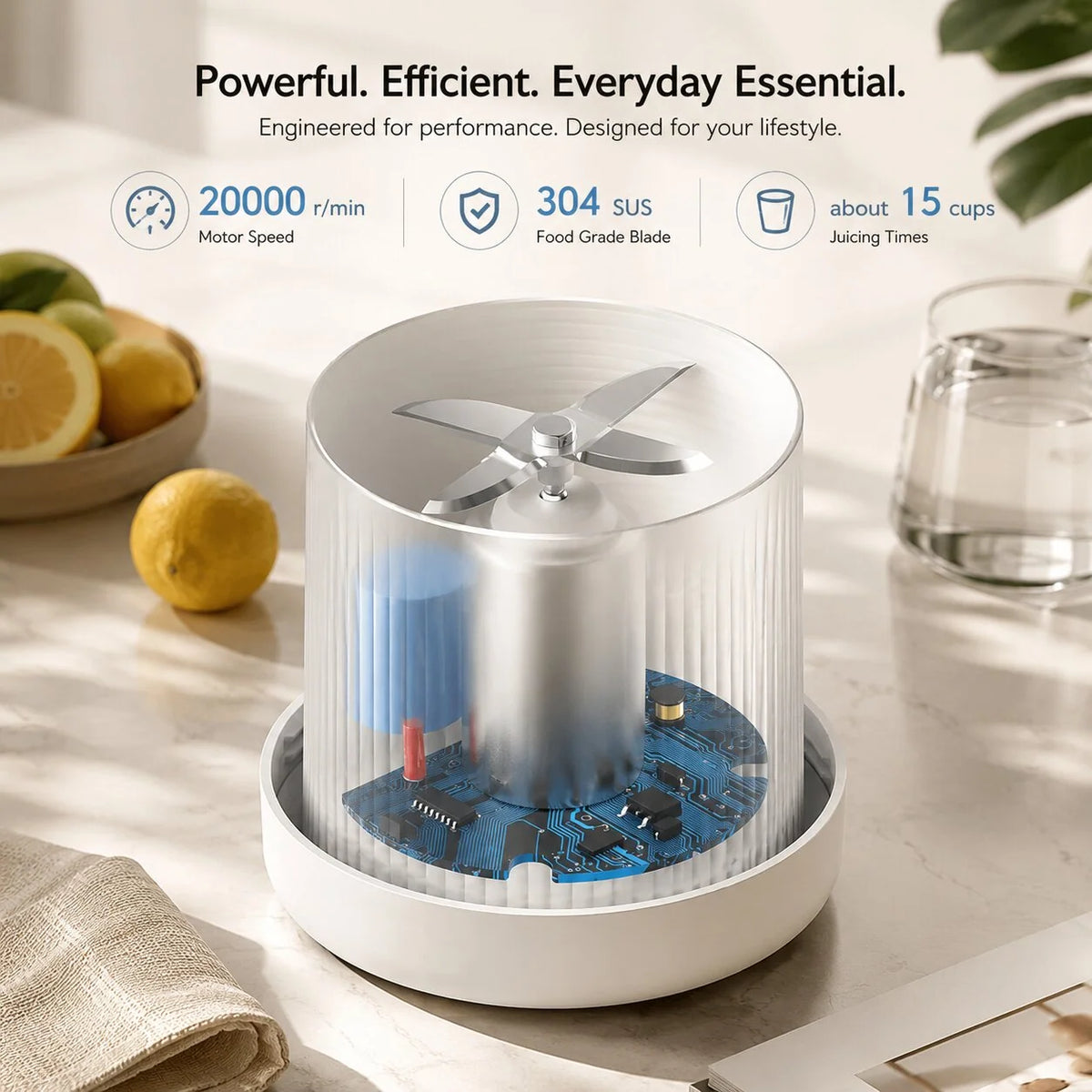 Portable Blender USB Rechargeable 350ml