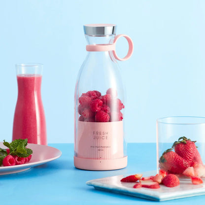 Portable Blender USB-Rechargeable 420 ml Stainless Steel Blades