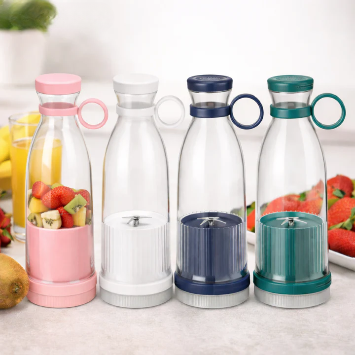 Portable Blender USB Rechargeable High-Speed Stainless Steel Blades