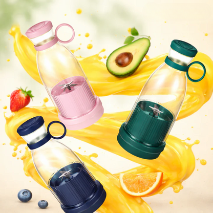 Portable Blender USB Rechargeable High-Speed Stainless Steel Blades