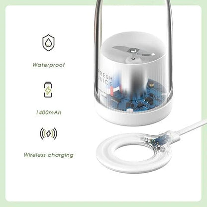 Portable Blender USB Rechargeable Stainless Steel Blades 16.9 Oz