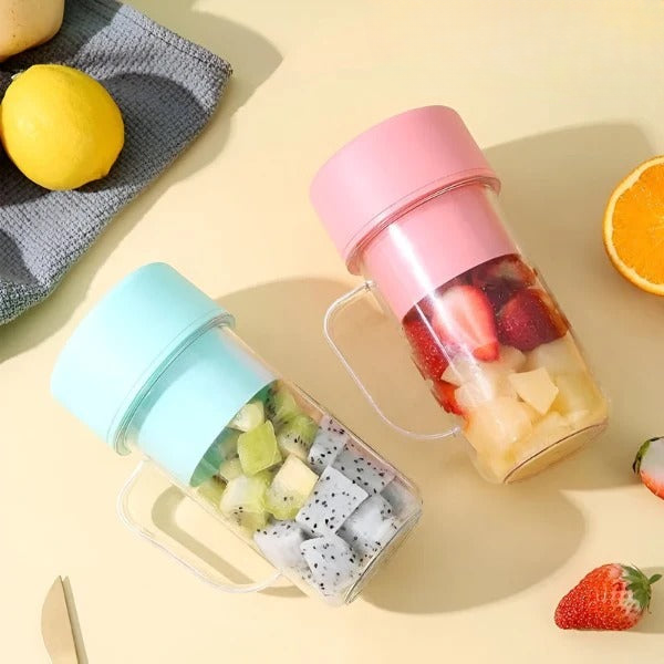 Portable Blender USB Rechargeable Stainless Steel Blades 420ml
