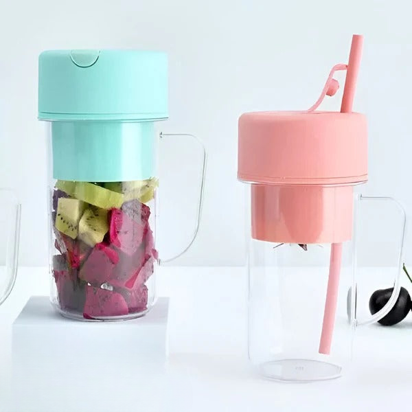 Portable Blender USB Rechargeable Stainless Steel Blades 420ml
