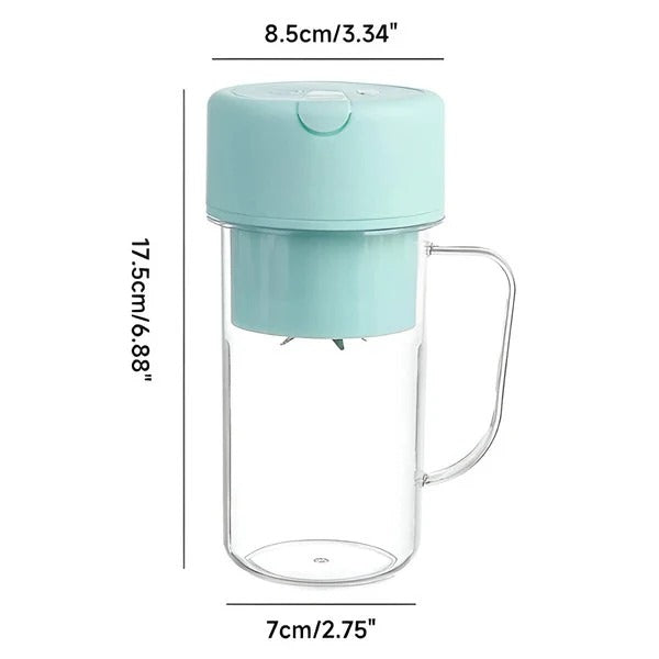 Portable Blender USB Rechargeable Stainless Steel Blades 420ml