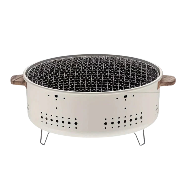 Portable Charcoal Grill Ventilated Body Foldable Legs