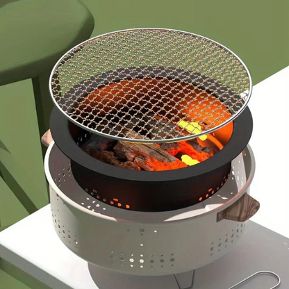 Portable Charcoal Grill Ventilated Body Foldable Legs