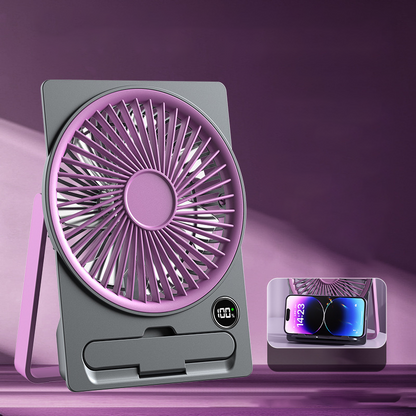 Portable Fan USB Rechargeable Whisper-Quiet