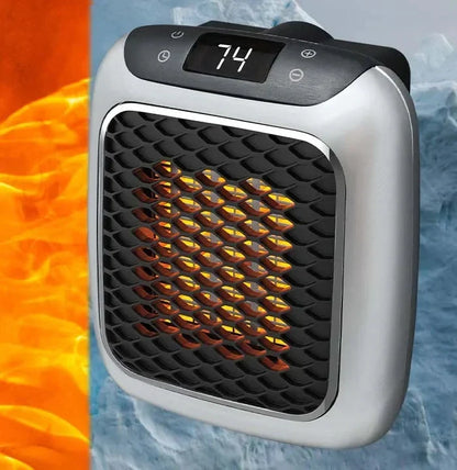 Portable Heater Rapid Heating Adjustable Thermostat & Auto Shut-Off