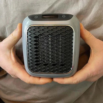 Portable Heater Rapid Heating Adjustable Thermostat & Auto Shut-Off