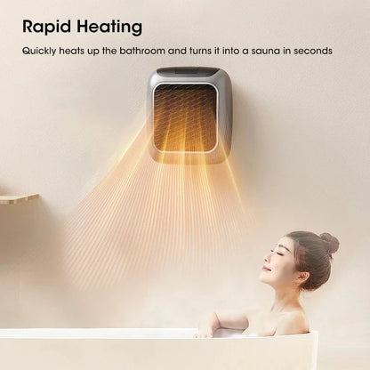 Portable Heater Rapid Heating Adjustable Thermostat & Auto Shut-Off