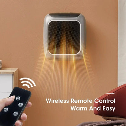 Portable Heater Rapid Heating Adjustable Thermostat & Auto Shut-Off
