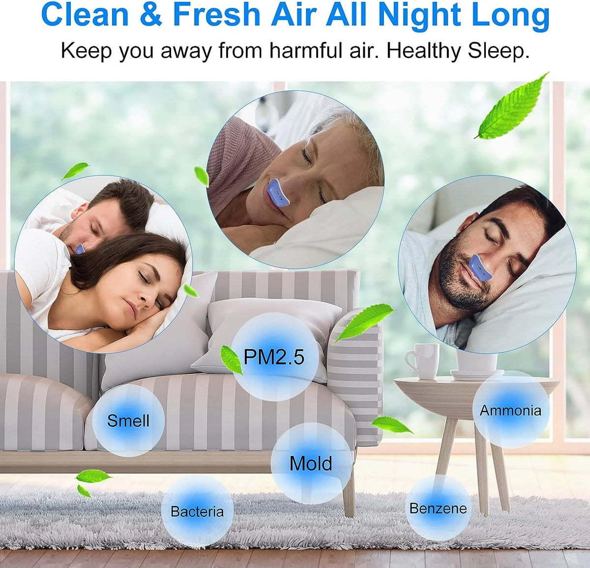 Portable Mini CPAP Device for Sleep Apnea & Snoring Relief – Alternative to CPAP