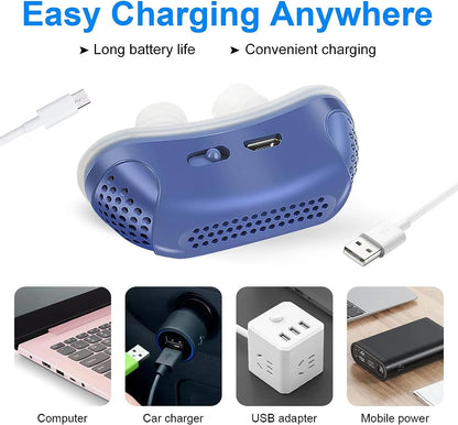 Portable Mini CPAP Device for Sleep Apnea & Snoring Relief – Alternative to CPAP