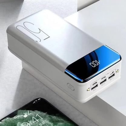 Portable Power Bank 100,000 mAh with Rapid Charging – Travel and Emergency Essential
