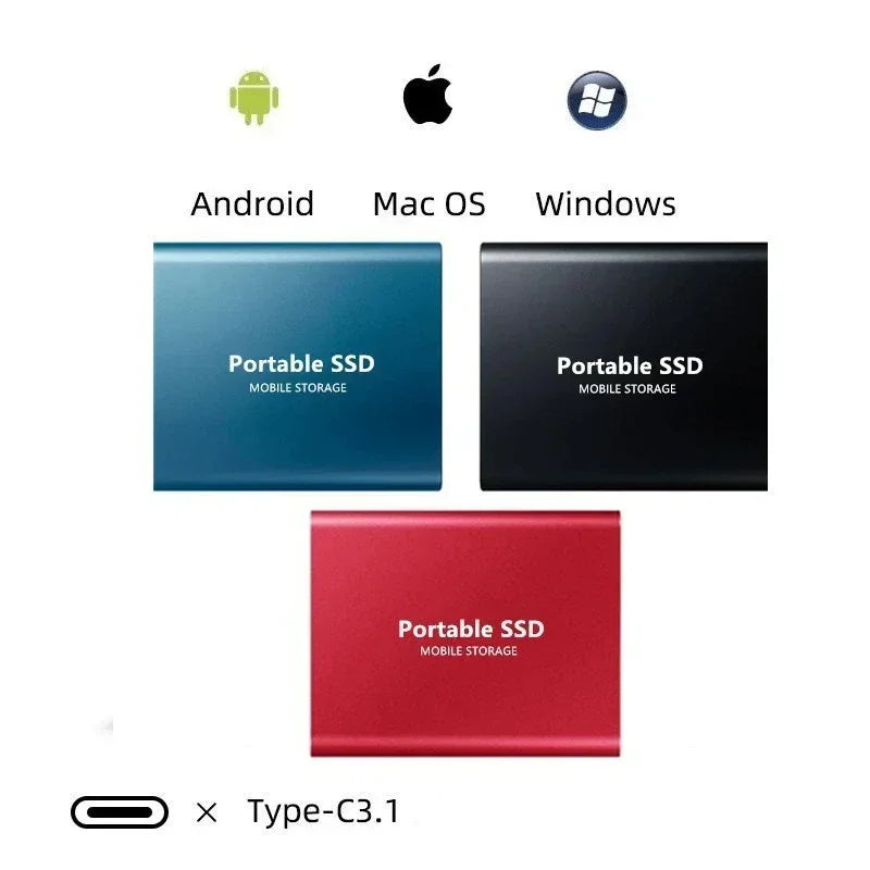 Portable SSD USB-C 128 GB 520 MB/s