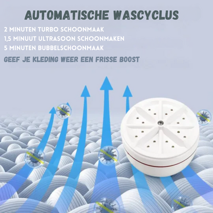 Portable Washing Machine Ultrasonic USB Powered 1 Kg Capacity